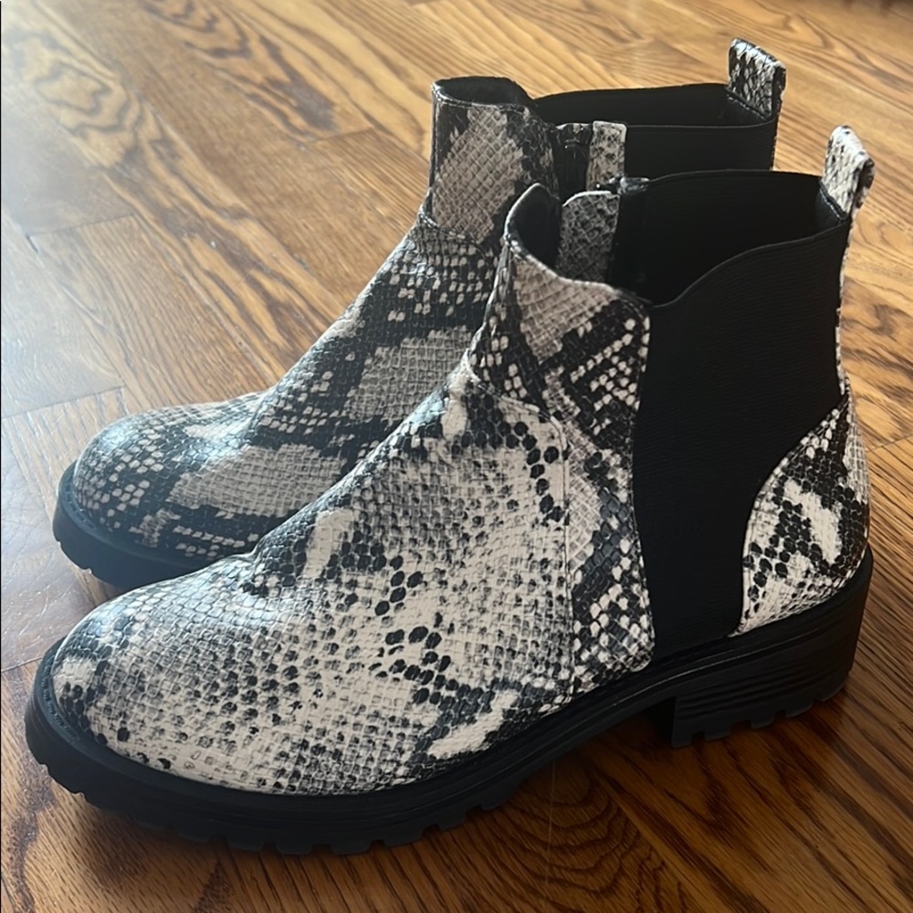 Snake Skin Boots
